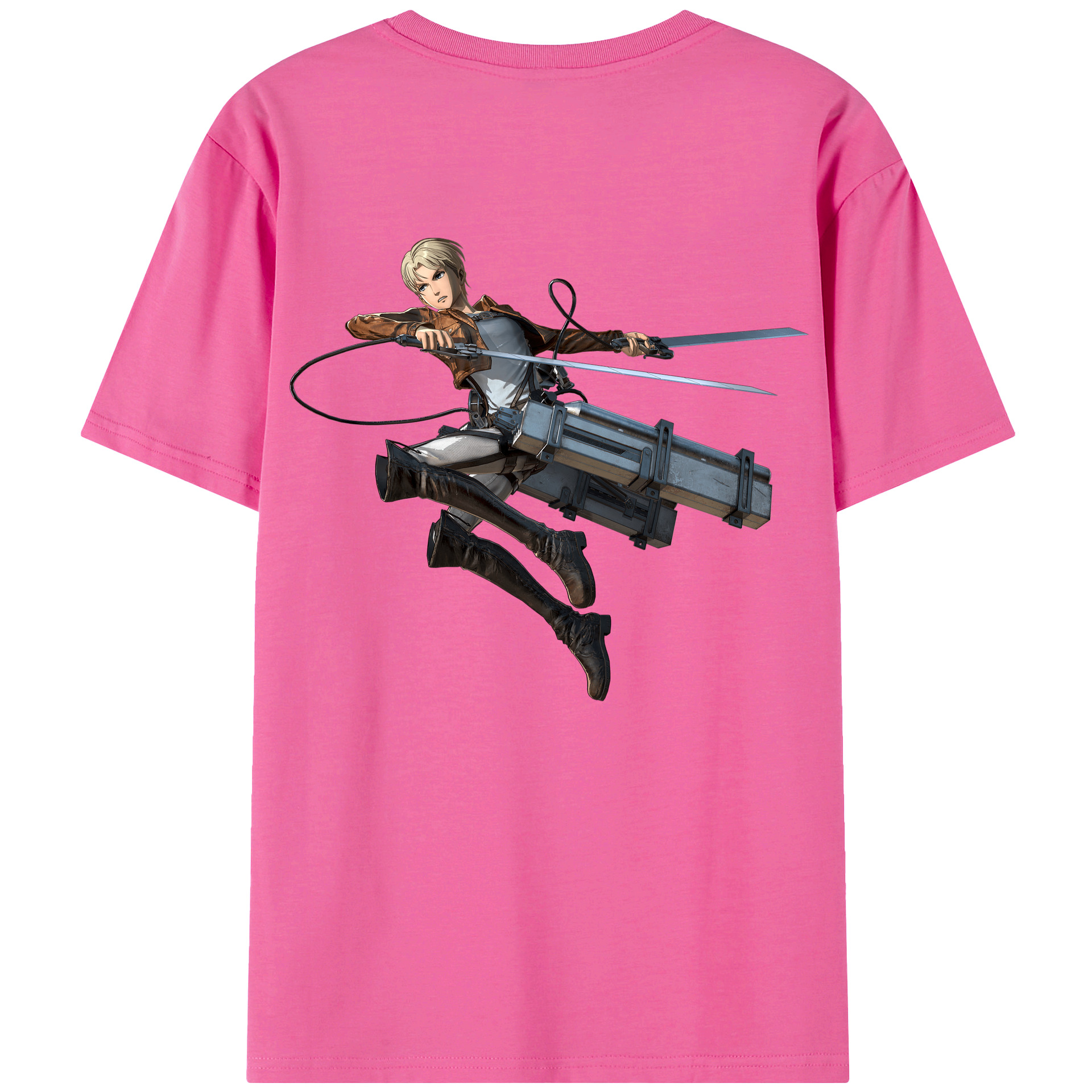 （画像用） 進撃の巨人 Attack on Titan レディース半袖Tシャツ(バックプリント)